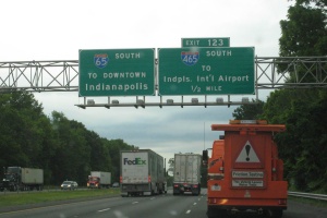 US SCRIM survey vehicle on highway 65